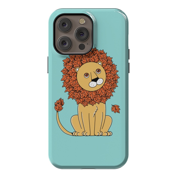 iPhone 14 Pro max StrongFit Lion by Coffee Man