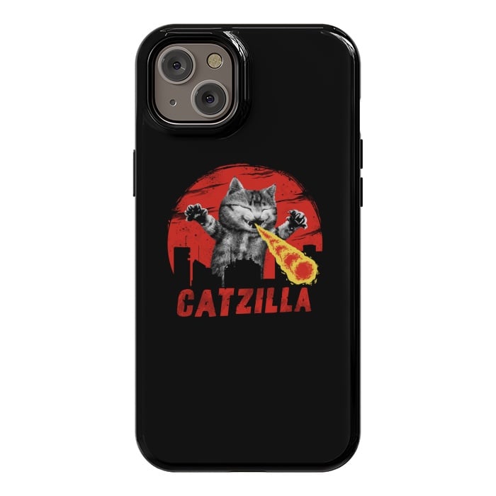 iPhone 14 Plus StrongFit Catzilla by Vincent Patrick Trinidad