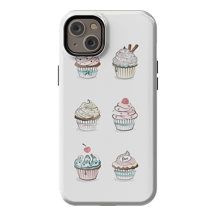 iPhone 14 Plus StrongFit Sweet Cupcakes by Martina