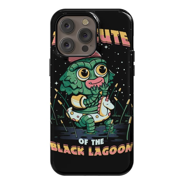 iPhone 14 Pro max StrongFit Cute of the black lagoon! by Ilustrata