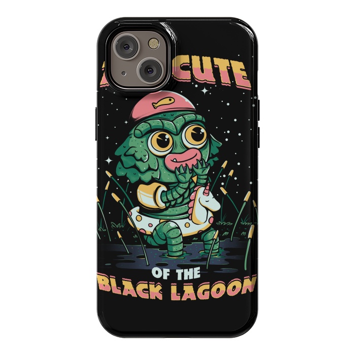 iPhone 14 Plus StrongFit Cute of the black lagoon! by Ilustrata