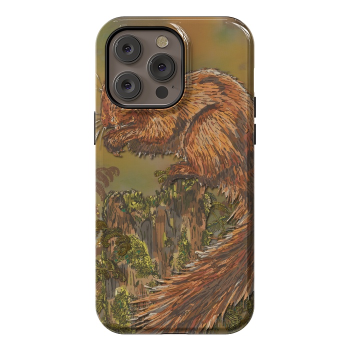 iPhone 14 Pro max StrongFit September Squirrel by Lotti Brown