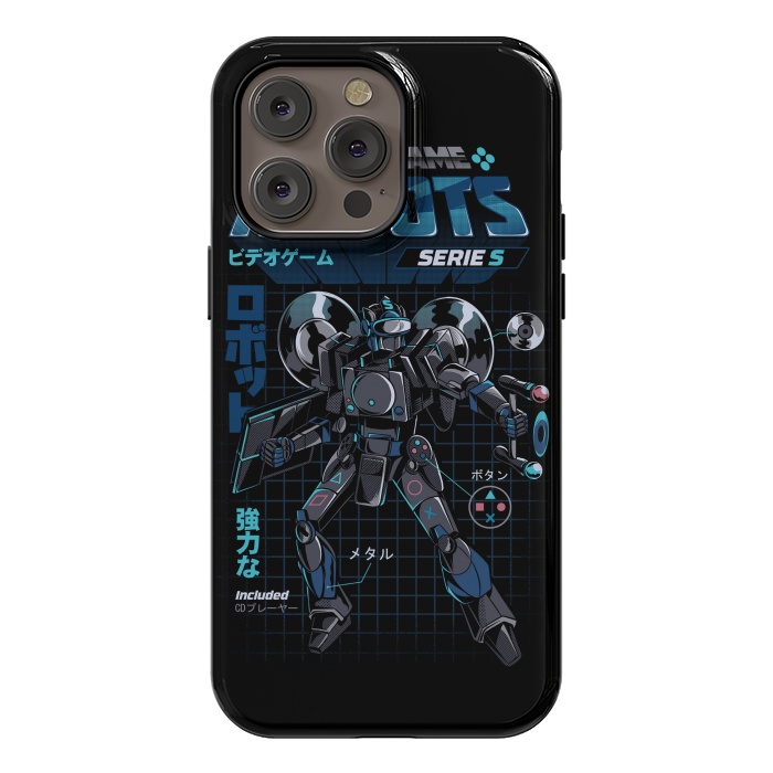 iPhone 14 Pro max StrongFit Video Game Robot - Model S by Ilustrata