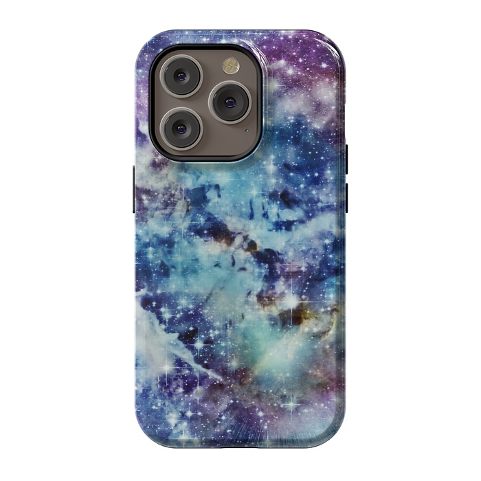 iPhone 14 Pro StrongFit Galaxy stars by Jms