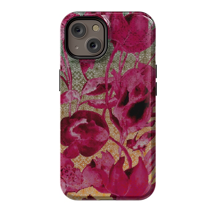 iPhone 14 StrongFit Lacey floral by Kashmira Baheti