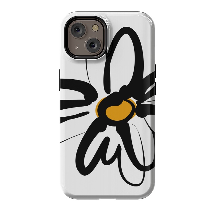 iPhone 14 StrongFit Doodle Daisy by Majoih