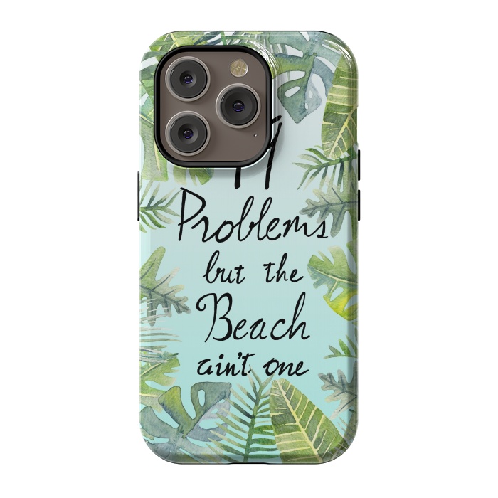 iPhone 14 Pro StrongFit Tropical Chill by gingerlique