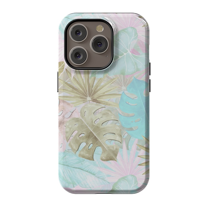 iPhone 14 Pro StrongFit My Sepia Aloha Jungle Garden by  Utart
