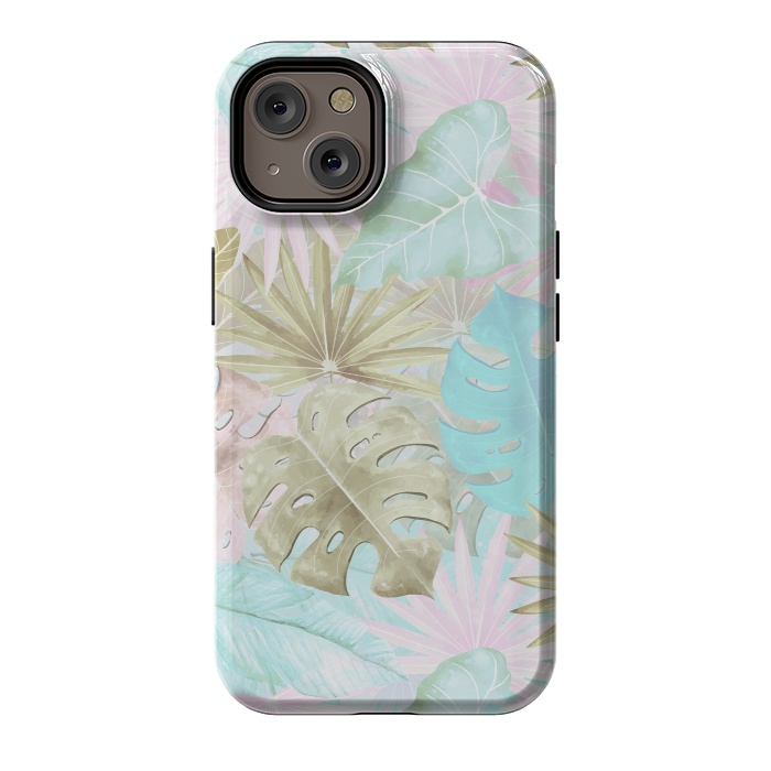 iPhone 14 StrongFit My Sepia Aloha Jungle Garden by  Utart