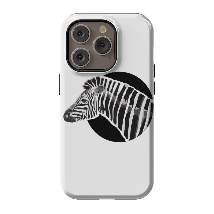 iPhone 14 Pro StrongFit Zebra love by MUKTA LATA BARUA