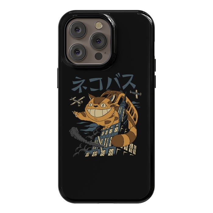 iPhone 14 Pro max StrongFit Cat Bus Kong by Vincent Patrick Trinidad