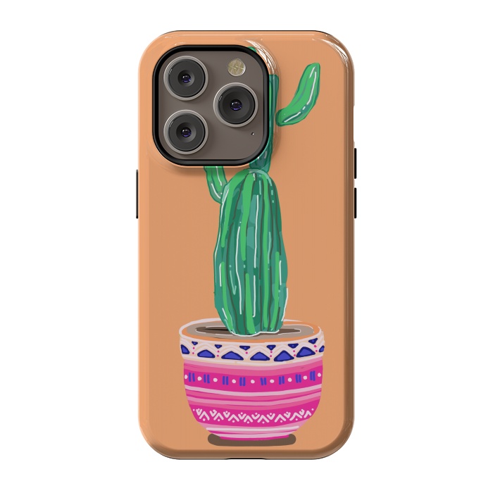 iPhone 14 Pro StrongFit Cacti Plant by MUKTA LATA BARUA