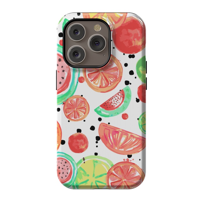iPhone 14 Pro StrongFit Summer Fruit Crush by MUKTA LATA BARUA