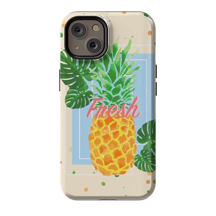 iPhone 14 StrongFit Pineapple Love 2 by MUKTA LATA BARUA
