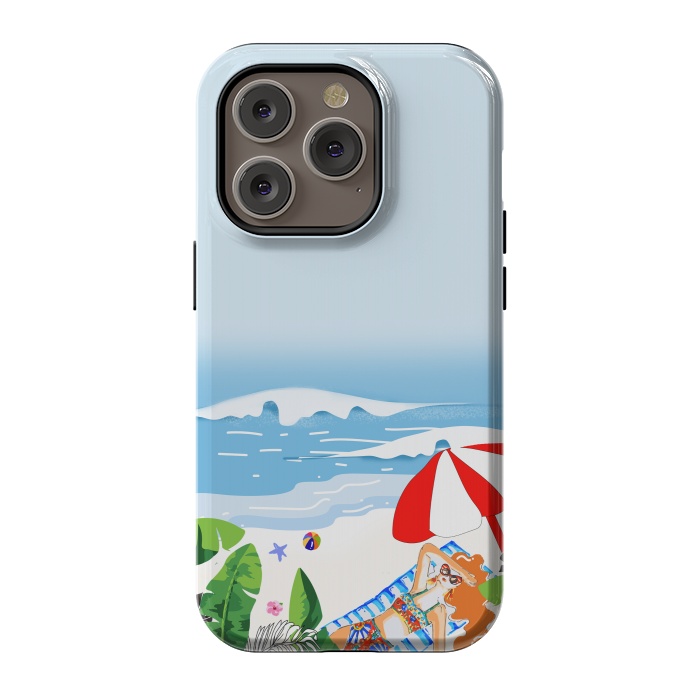 iPhone 14 Pro StrongFit Beach Life by MUKTA LATA BARUA