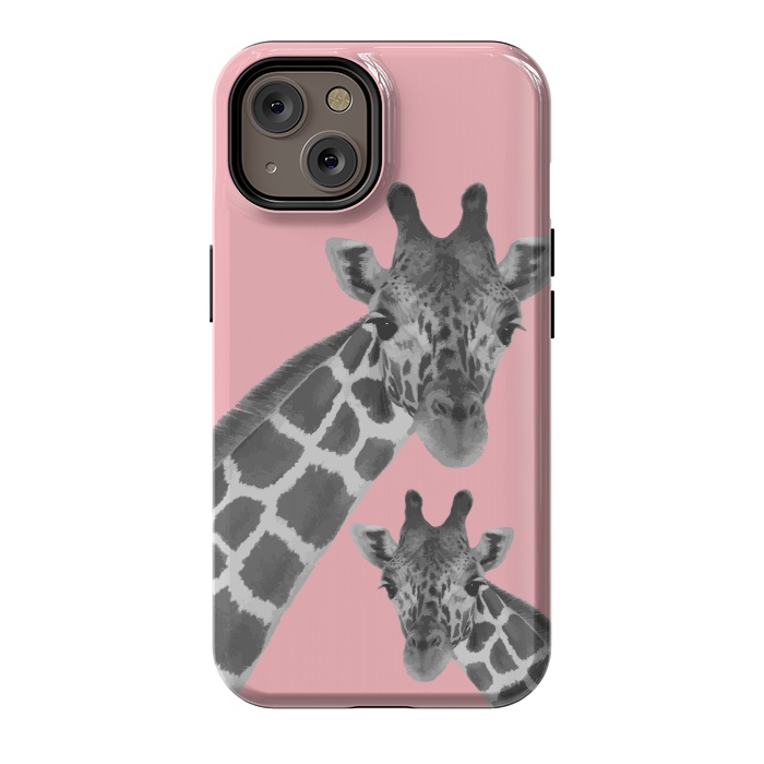 iPhone 14 StrongFit Giraffe Love 2 by MUKTA LATA BARUA