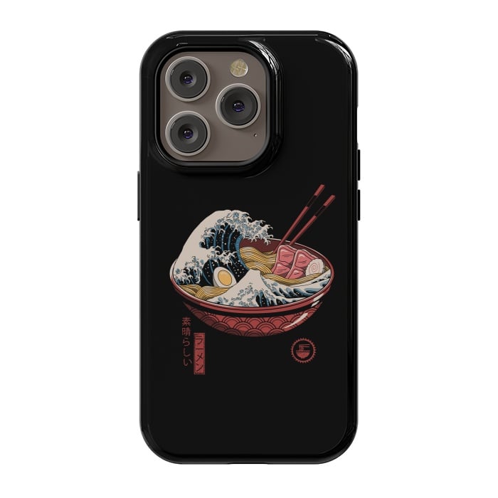 iPhone 14 Pro StrongFit Great Ramen Wave by Vincent Patrick Trinidad