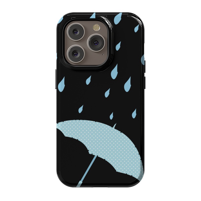 iPhone 14 Pro StrongFit rain by Vincent Patrick Trinidad