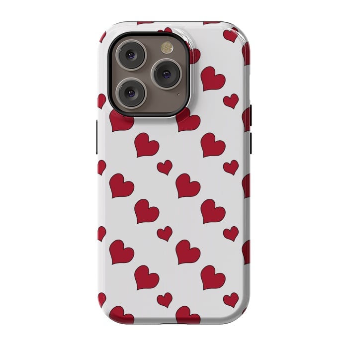 iPhone 14 Pro StrongFit hearts by Vincent Patrick Trinidad