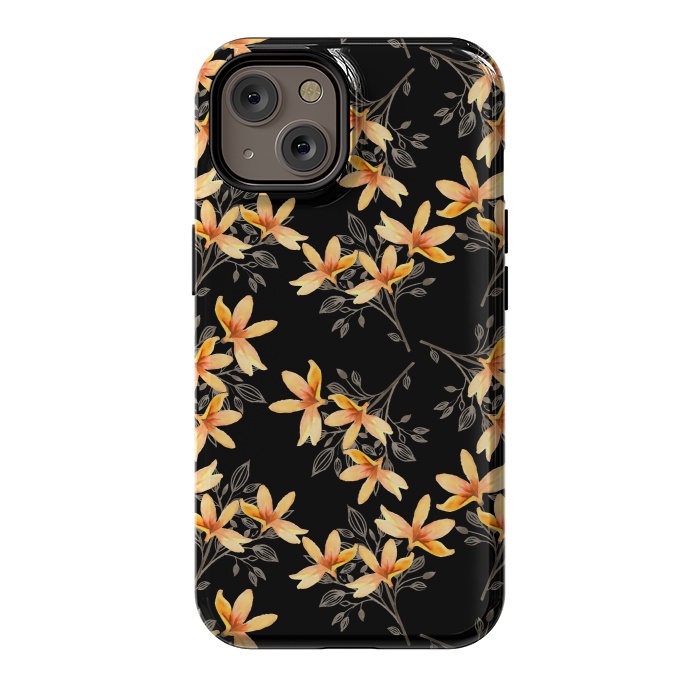 iPhone 14 StrongFit Dark Night of Flora by Creativeaxle