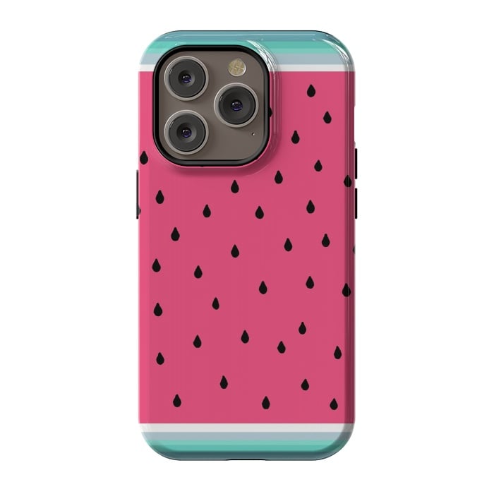 iPhone 14 Pro StrongFit Watermellon Glam by ''CVogiatzi.