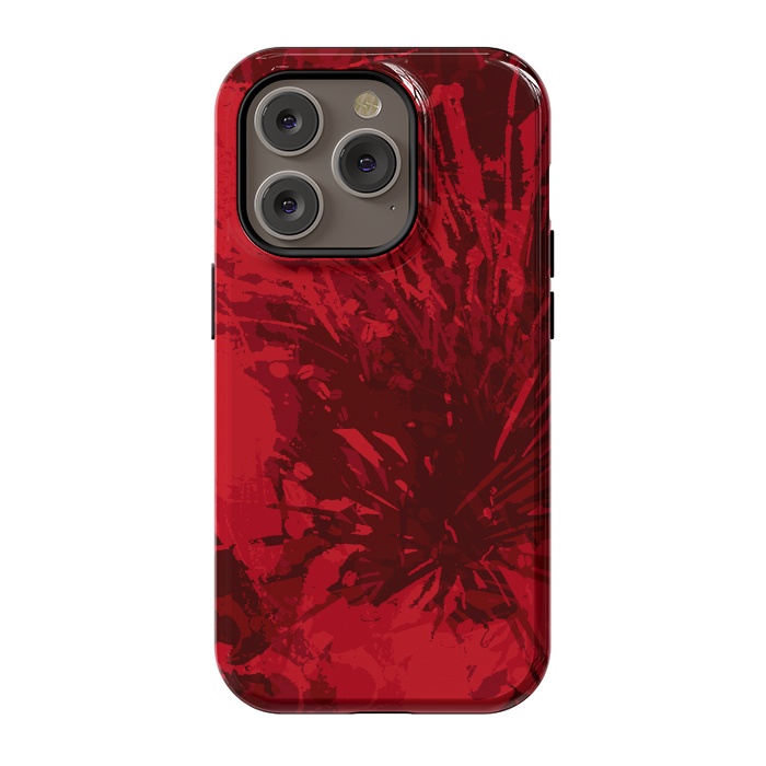 iPhone 14 Pro StrongFit Satori in Red by Majoih