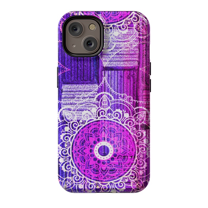 iPhone 14 StrongFit Purple Tapestry by Rossy Villarreal