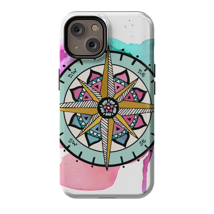 iPhone 14 StrongFit compass by Pom Graphic Design