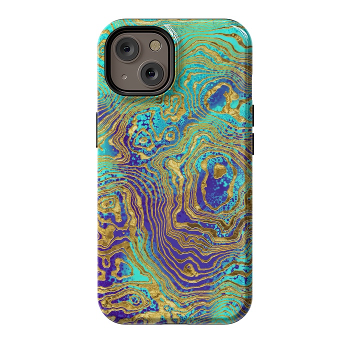 iPhone 14 StrongFit Abstract Marble IV by Art Design Works