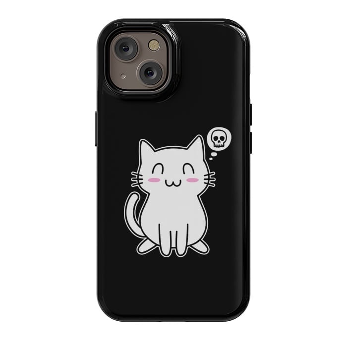 iPhone 14 StrongFit My Lovely Kitty by Mitxel Gonzalez