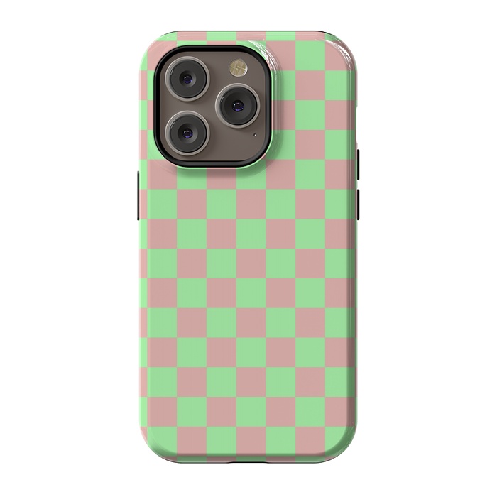 iPhone 14 Pro StrongFit Checkered Pattern I by Art Design Works
