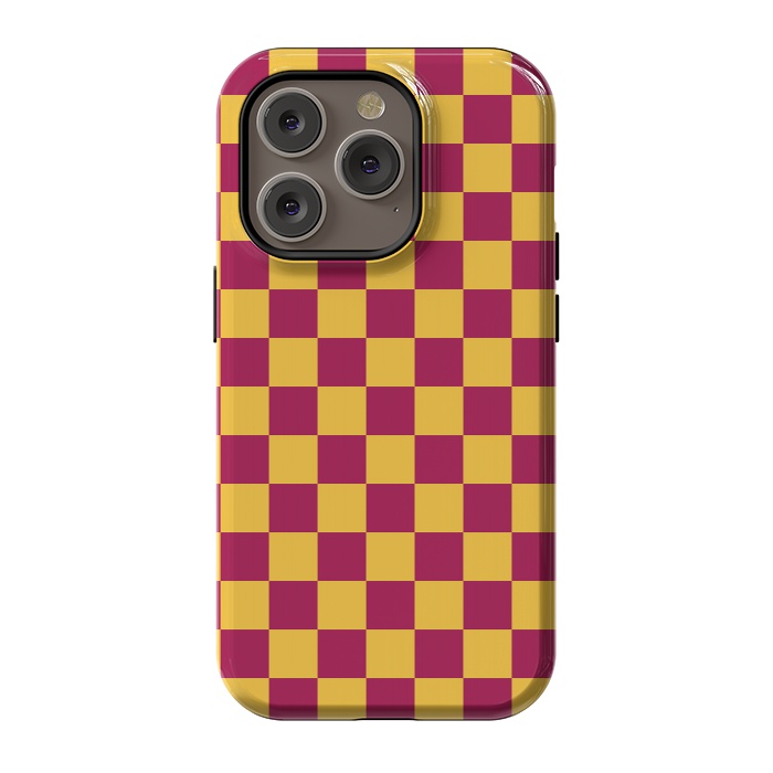 iPhone 14 Pro StrongFit Checkered Pattern VII by Art Design Works