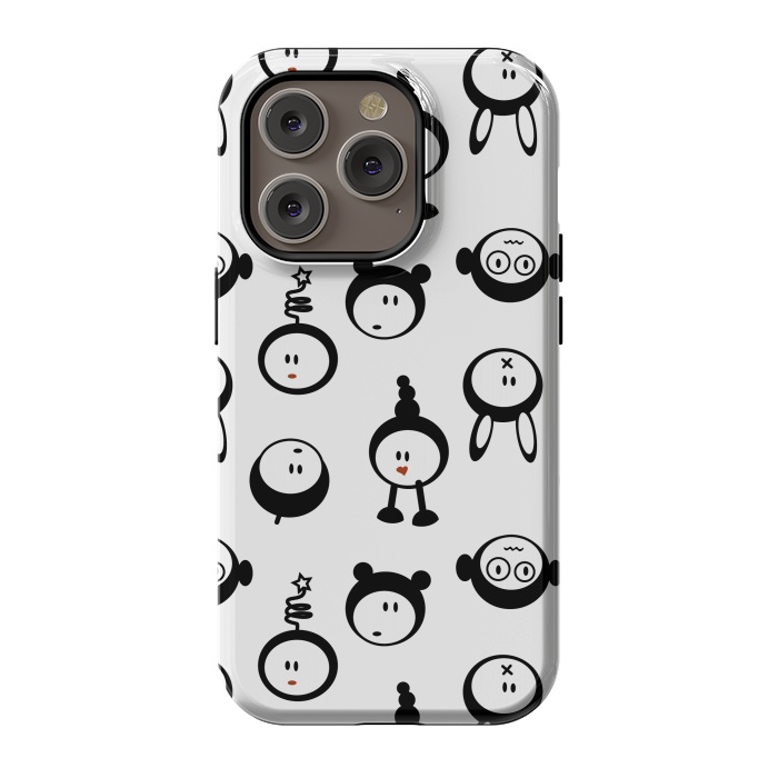 iPhone 14 Pro StrongFit Cute monsters by Martina