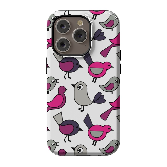 iPhone 14 Pro StrongFit Cute birds by Martina