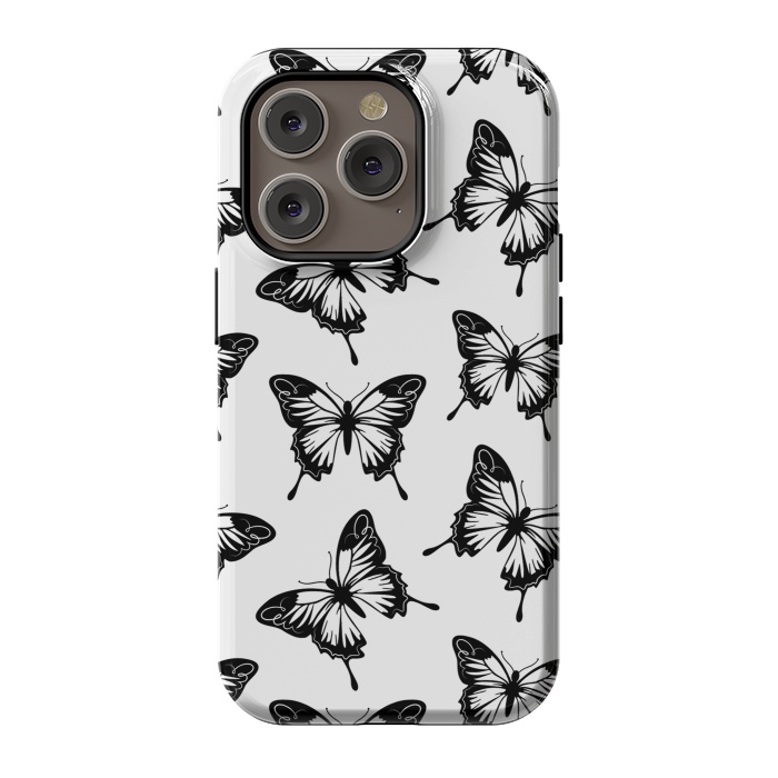 iPhone 14 Pro StrongFit Elegant butterflies by Martina