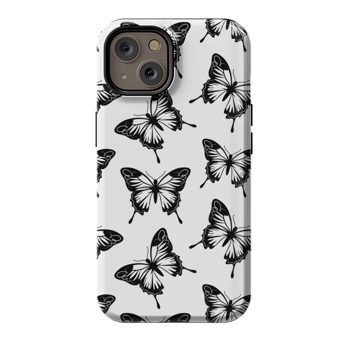 iPhone 14 StrongFit Elegant butterflies by Martina