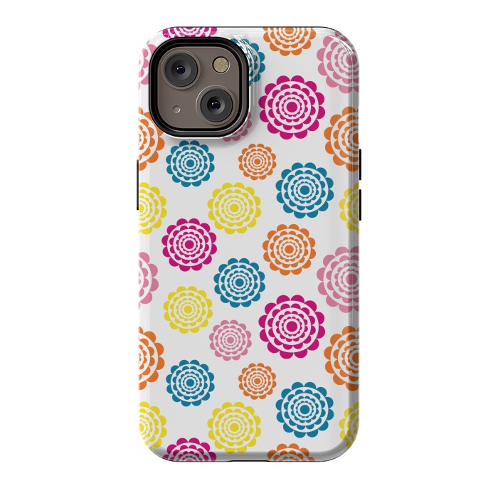iPhone 14 StrongFit Bright Flowers by Martina