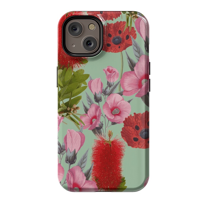 iPhone 14 StrongFit Bushland Florals by Zala Farah