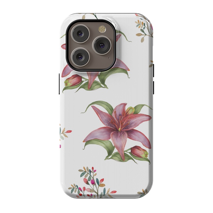 iPhone 14 Pro StrongFit Queen Lily by Creativeaxle