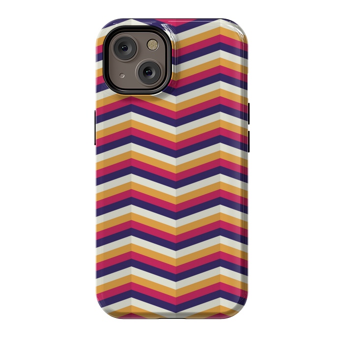iPhone 14 StrongFit TRIANGLE LINES PATTERN by MALLIKA