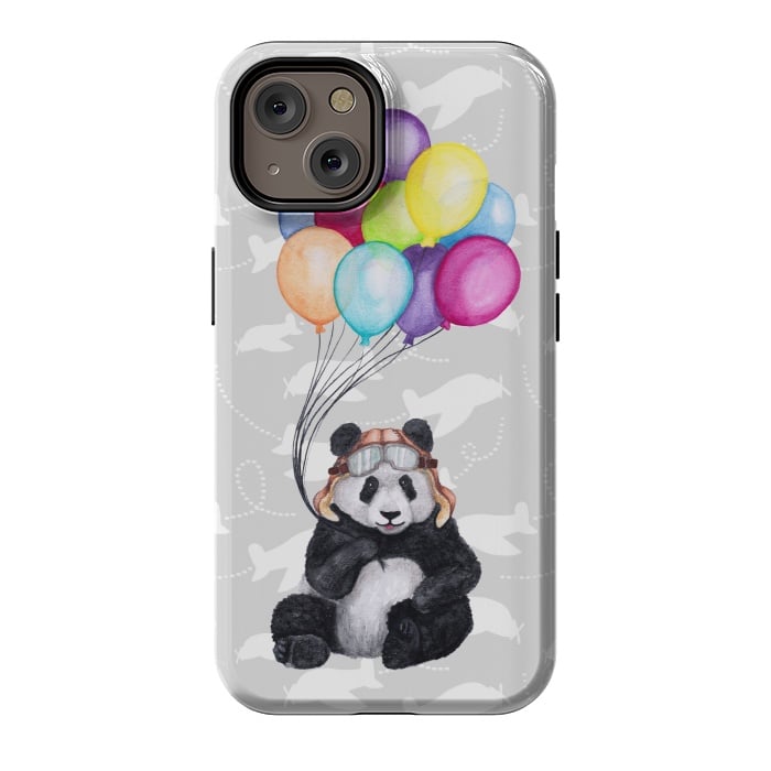 iPhone 14 StrongFit Aviator Panda by gingerlique