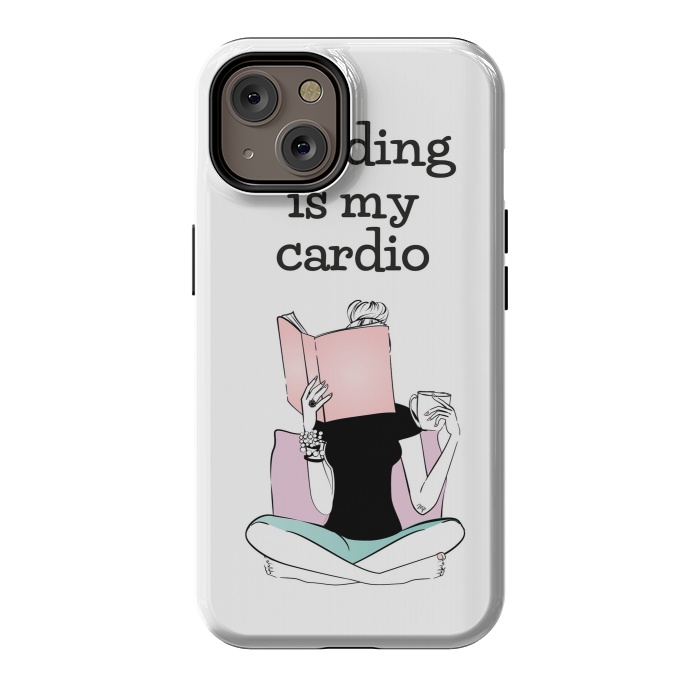 iPhone 14 StrongFit Reading is my cardio by Martina