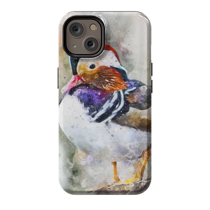 iPhone 14 StrongFit Mandarin Duck by Creativeaxle