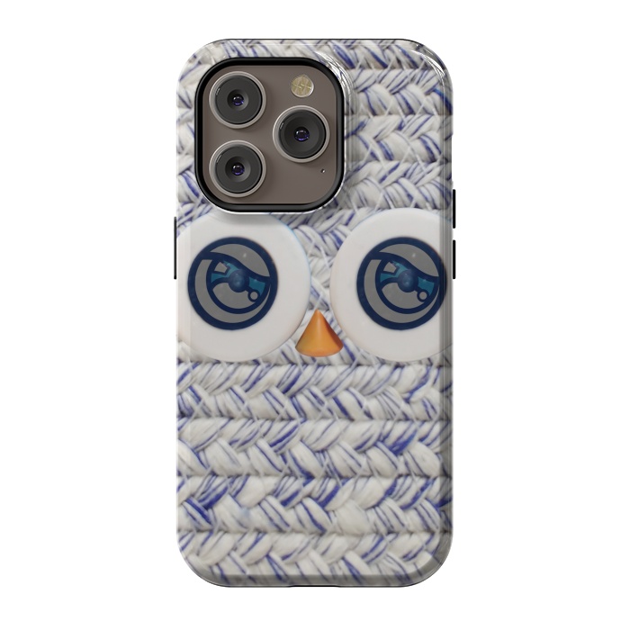 iPhone 14 Pro StrongFit CUTE OWL by Michael Cheung