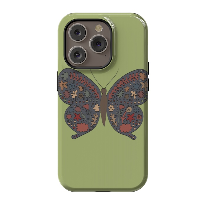 iPhone 14 Pro StrongFit Butterfly by Merveilleux Clement