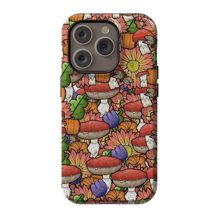 iPhone 14 Pro StrongFit Autumn Pattern by Steve Wade (Swade)