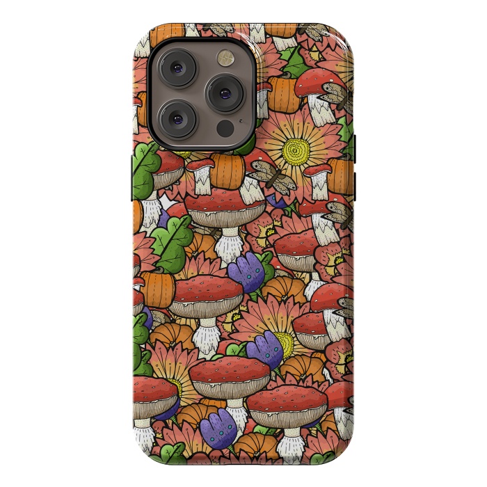 iPhone 14 Pro max StrongFit Autumn Pattern by Steve Wade (Swade)