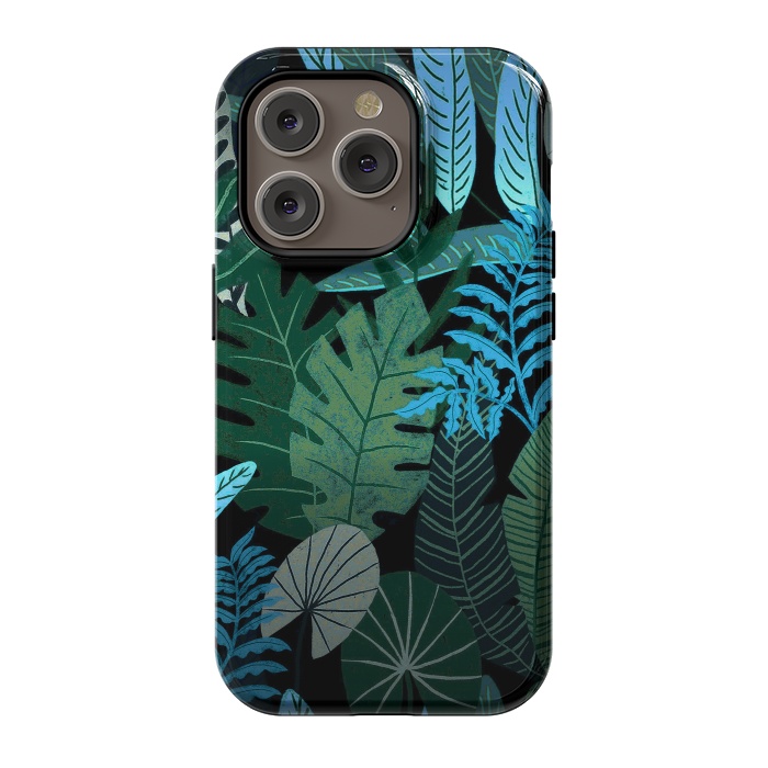 iPhone 14 Pro StrongFit Tropical Jungle at Night- Eve's Jungle by  Utart