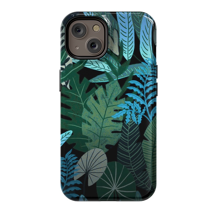 iPhone 14 StrongFit Tropical Jungle at Night- Eve's Jungle by  Utart