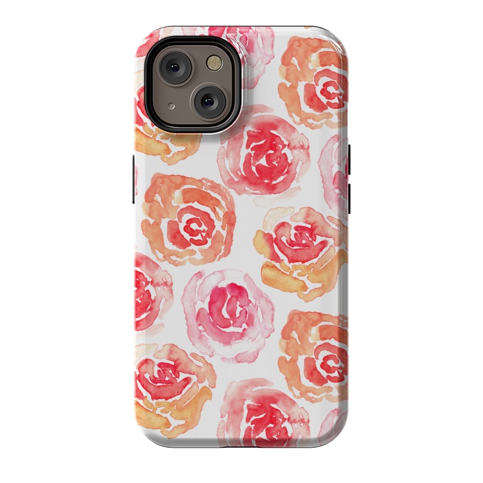 iPhone 14 StrongFit Rows of Roses  by Tigatiga